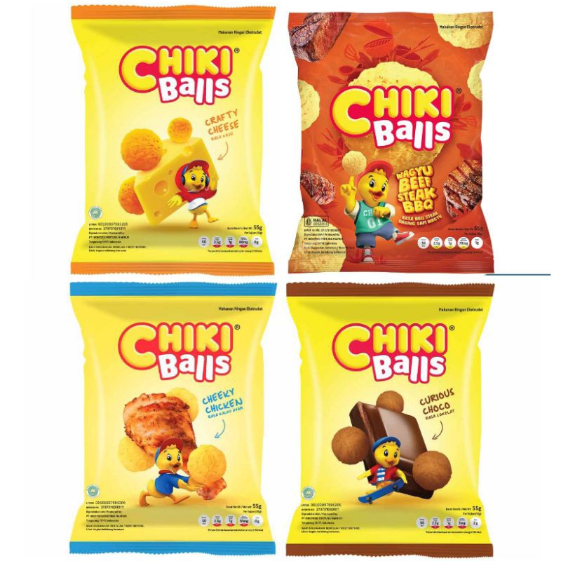 Jual Chiki Balls Crafty Cheese Cheeky Chicken Coklat Baru Wagyu Beef