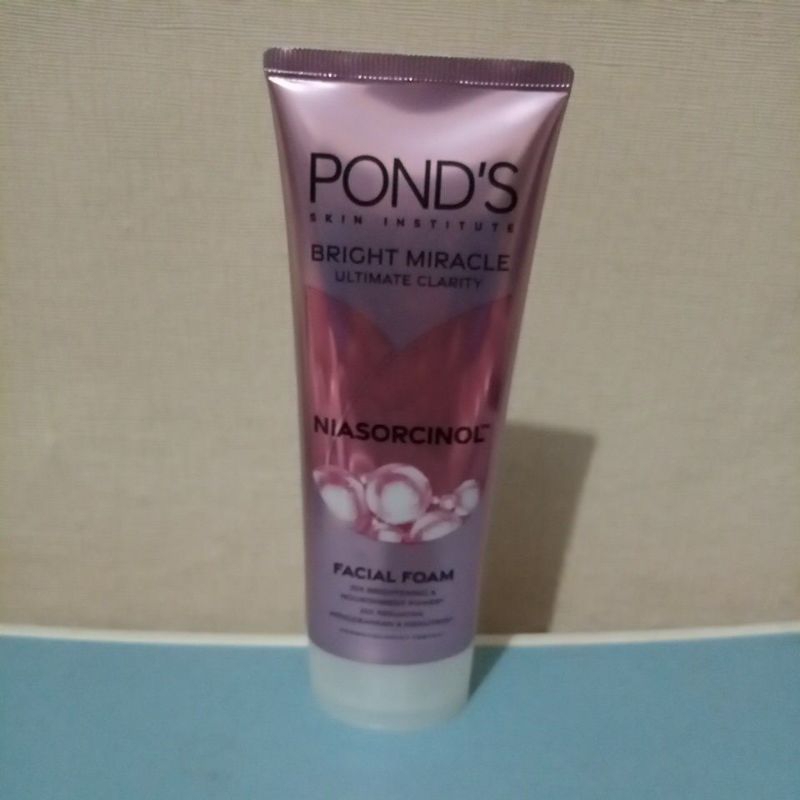 Jual Ponds Bright Miracle Ultimate Clarity Facial Foam 100g | Shopee ...