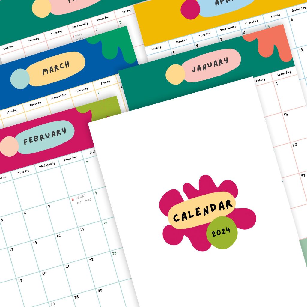 Jual Kalender Planner 2025 / 2026 - Kuweh Series - Kalender Meja ...