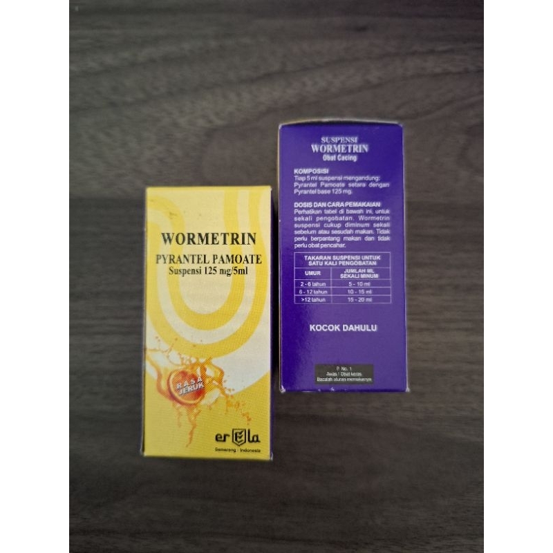 Jual COMBANTRIN & KONVERMEX(Obat Cacing Pada Anak) | Shopee Indonesia