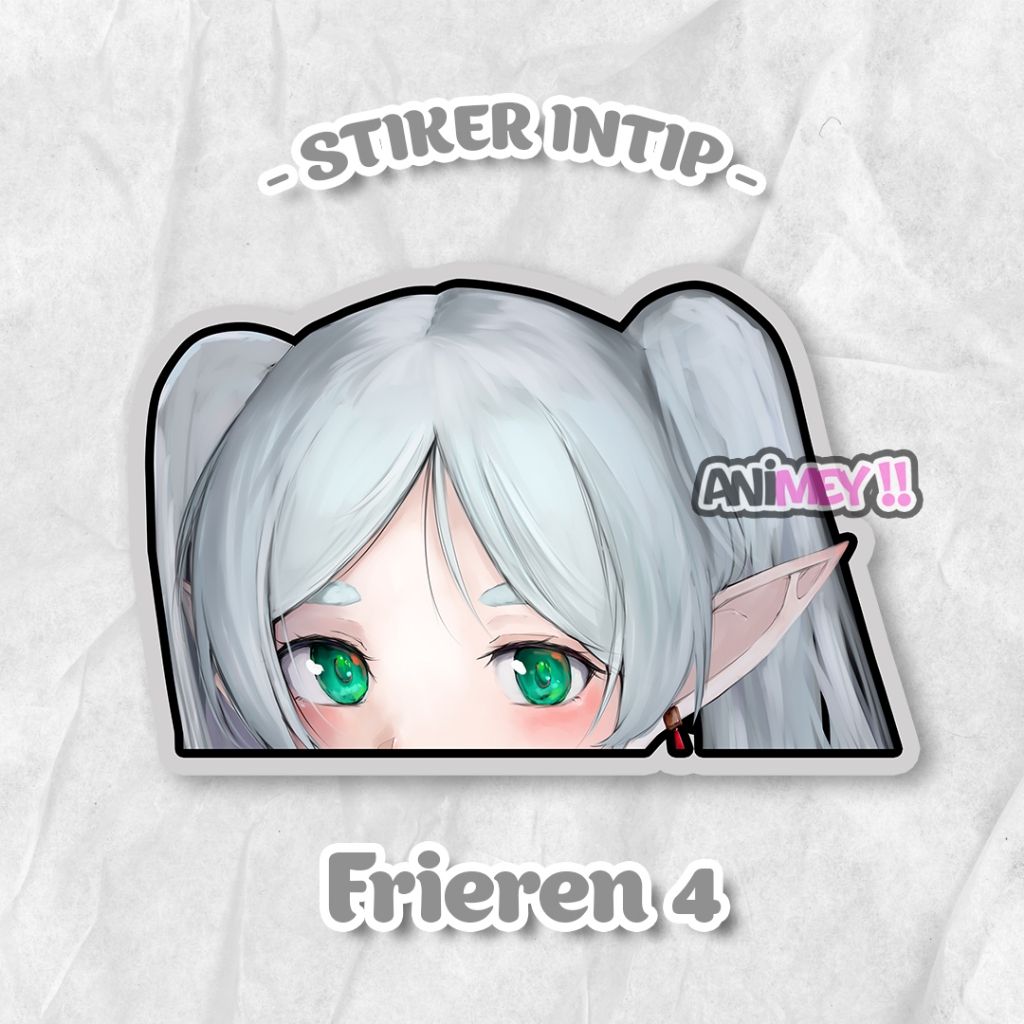 Jual Stiker Intip Frieren / Sticker Anime Waterproof | Shopee Indonesia