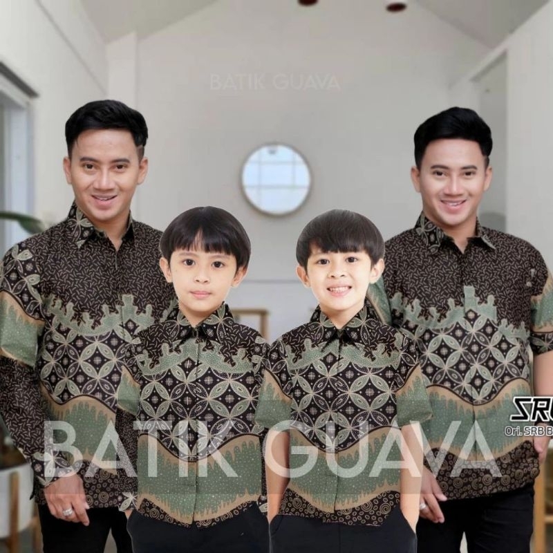 Jual Batiksandy - Terbaru Cople Sweet Couple Batik Ayah dan Anak cowok ...