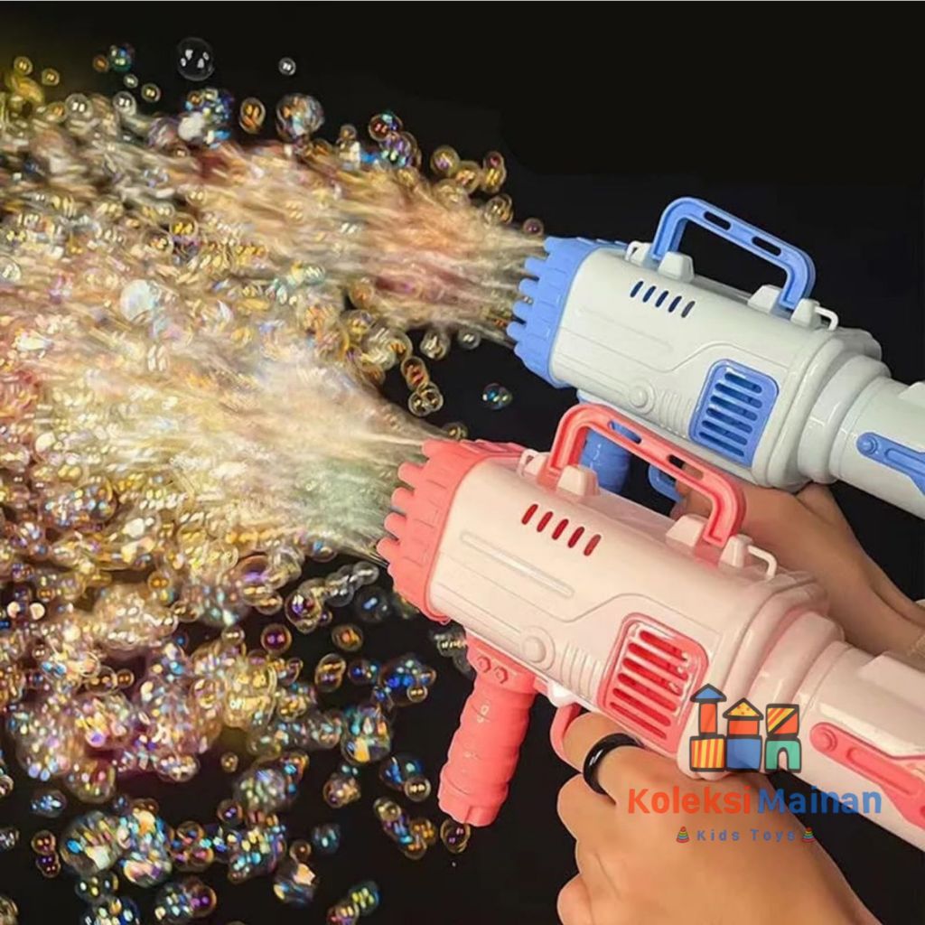 Jual Bubble gun bazooka rocket launcher mainan anak tembakan gelembung ...