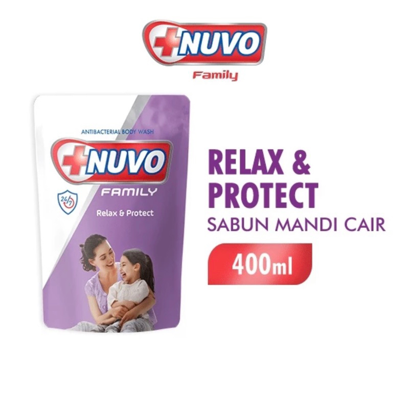 Jual Nuvo Family Antibacterial Body Wash (400ml) (7 Varian) Shopee