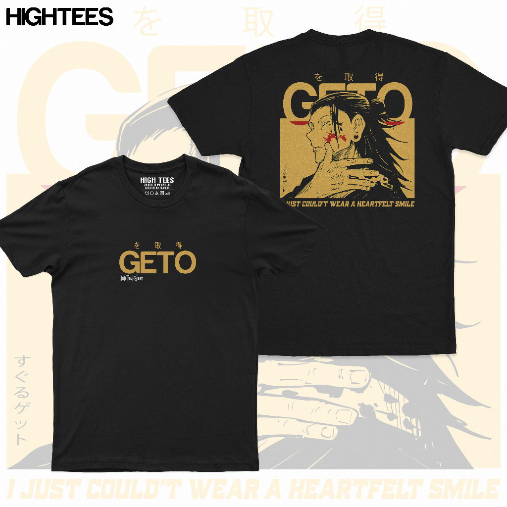 Jual Baju Kaos GETO SUGURU Jujutsu Kaisen Anime T-Shirt Unisex Size M L ...