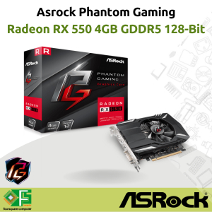 Jual VGA Asrock Phantom Gaming Radeon RX 550 4GB GDDR5 128 Bit Resmi ...