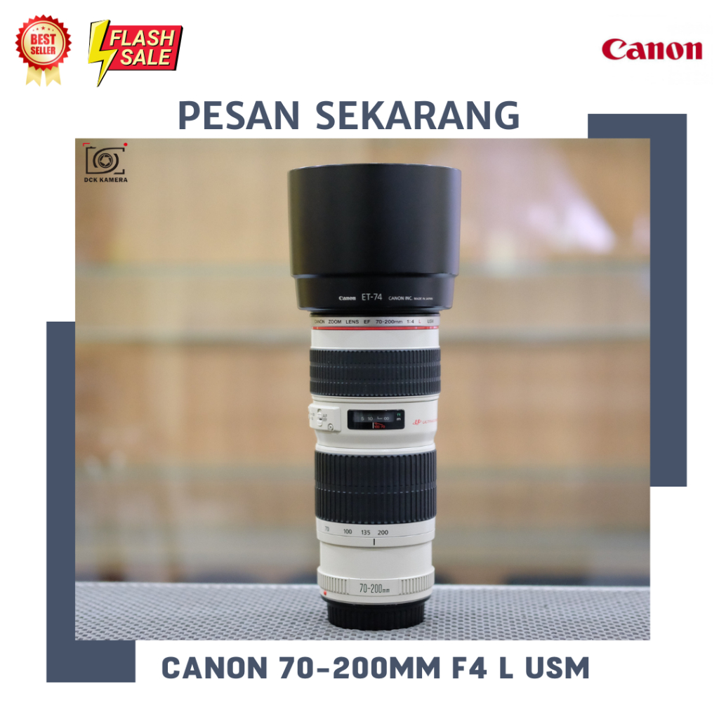 Jual LENSA TELLE CANON 70-200MM F4 L USM | Shopee Indonesia