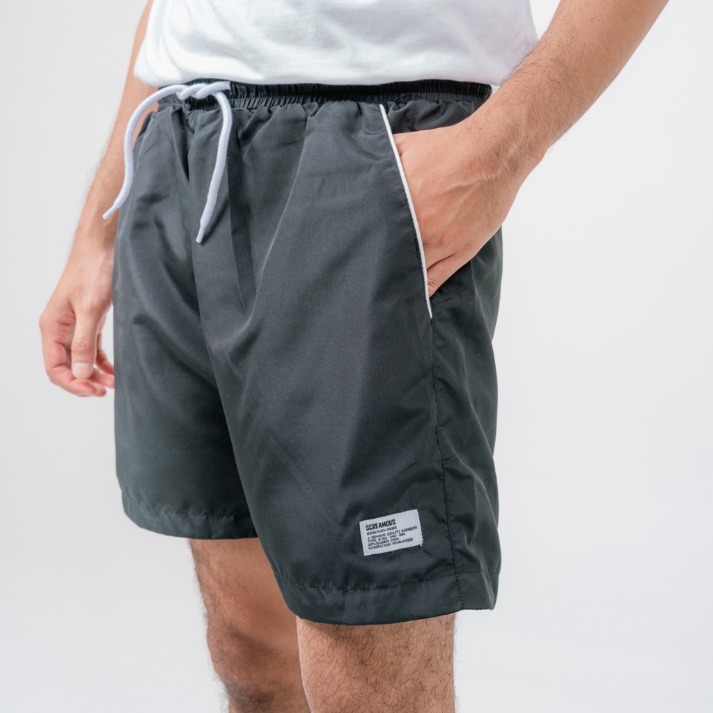 Jual Screamous Celana Board Short Pants PULP BLACK Shopee Indonesia