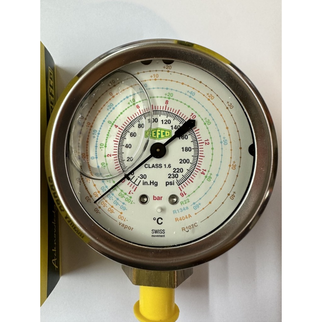 Jual Pressure Gauge Refco with Oil Meteran Refco Low Pressure MR206