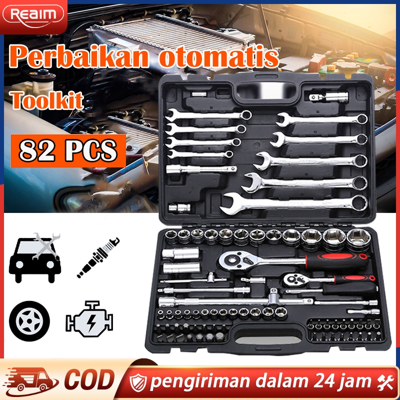 Jual Reaim Pcs Tool Kit Set Kunci Shock Set Alat Kunci Pas Pcs Kunci Mata Sok Lengkap Obeng