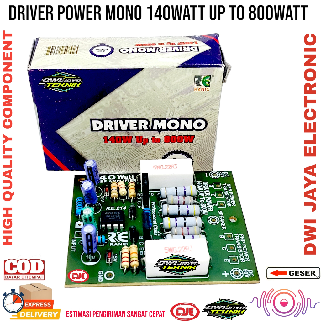 Jual DRIVER MONO 140 WATT UP TO 800 WATT RANIC TYPE - 830 | Shopee ...
