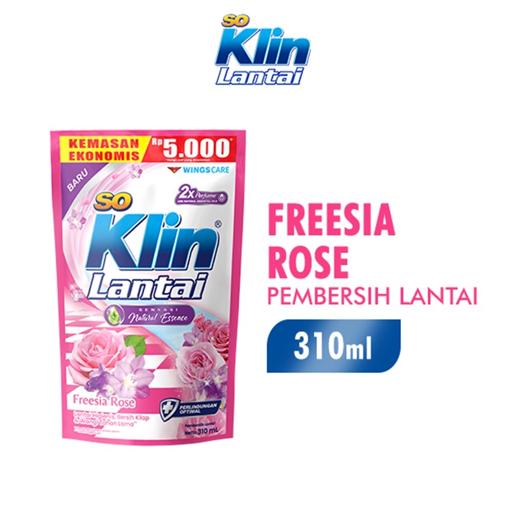 SOKLIN LANTAI FREESIA ROSE PCH 310 ML