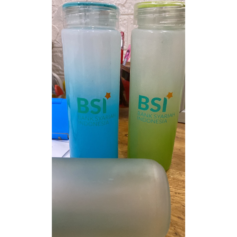 Jual Botol kaca gradasi tumbler souvenir promosi kampanye wedding event ...