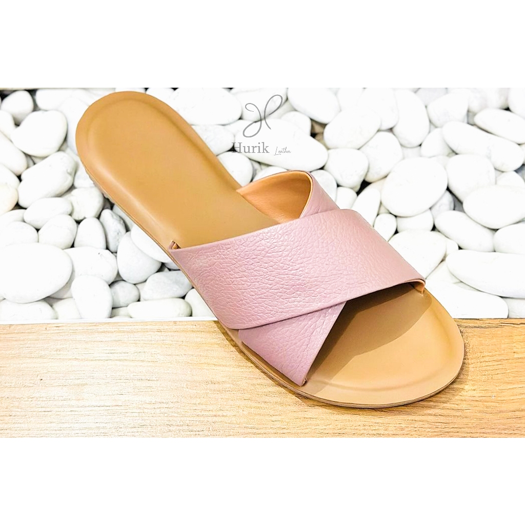 Jual Sandal Kulit Garut - Sandal Kulit Wanita - Sandal Papirut Kulit