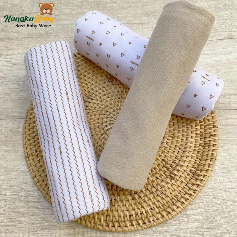 Jual Nanaku Baby - Isi 3 PCS 6 PCS Bedong Bayi Pernel Bayi Baru Lahir ...
