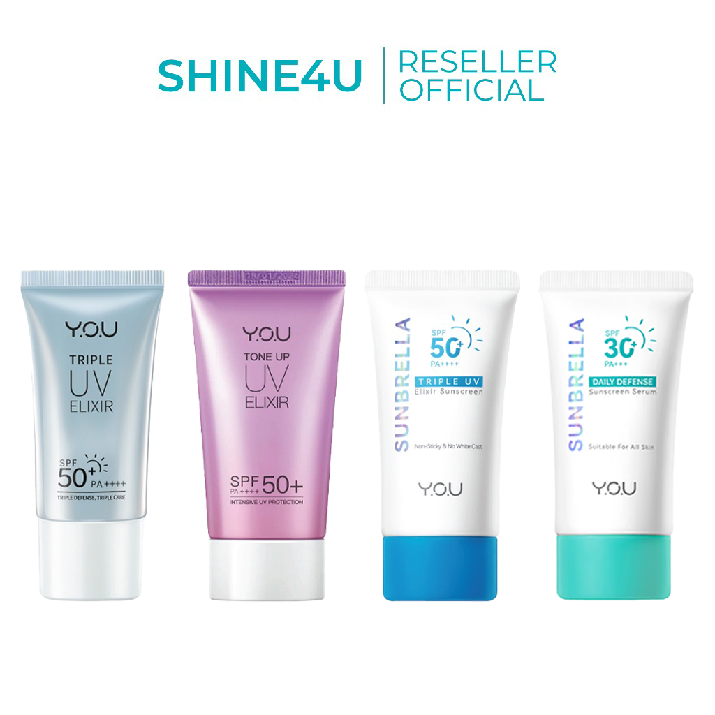 Jual YOU Triple UV Elixir Tone Up UV Elixir Sunbrella Sunscreen SPF 50 ...