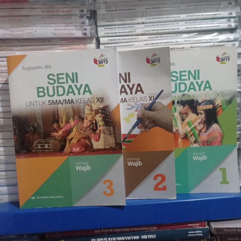 Jual buku bekas kurikulum 2013 edisi revisi SENI BUDAYA UNTUK SMA / MA ...