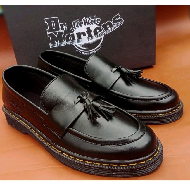 Jual Sepatu Dr Martens Loafers Sepatu Dokmart Pria Dan Wanita Venny Loafers Slip On Hitam