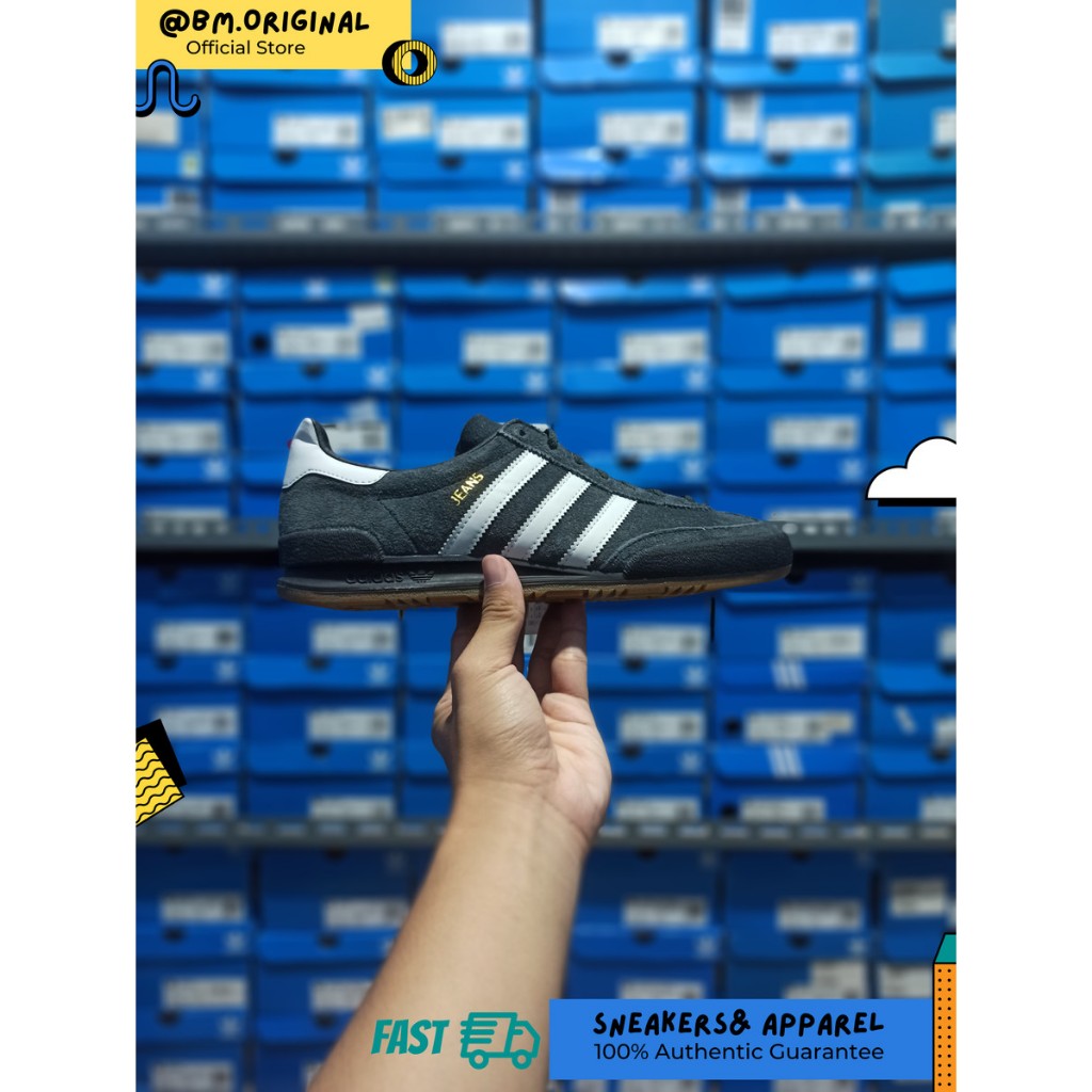 Jual Adidas Jeans Carbon Grey One Core Black CQ2768 Shopee Indonesia