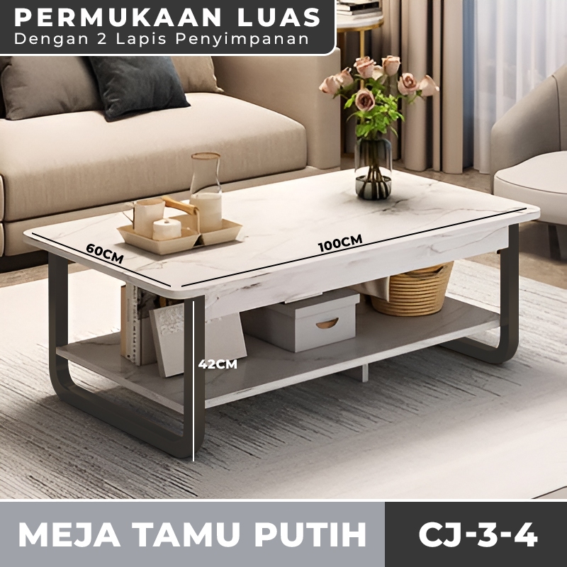 Jual Meja Lateral Ruang Tamu Meja Serbaguna Meja Motif Marmer Meja Kopi