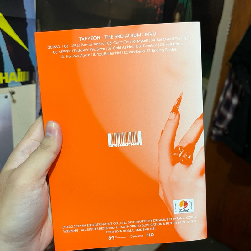 Jual taeyeon 3rd album invu book version orange unsealed + poster ...