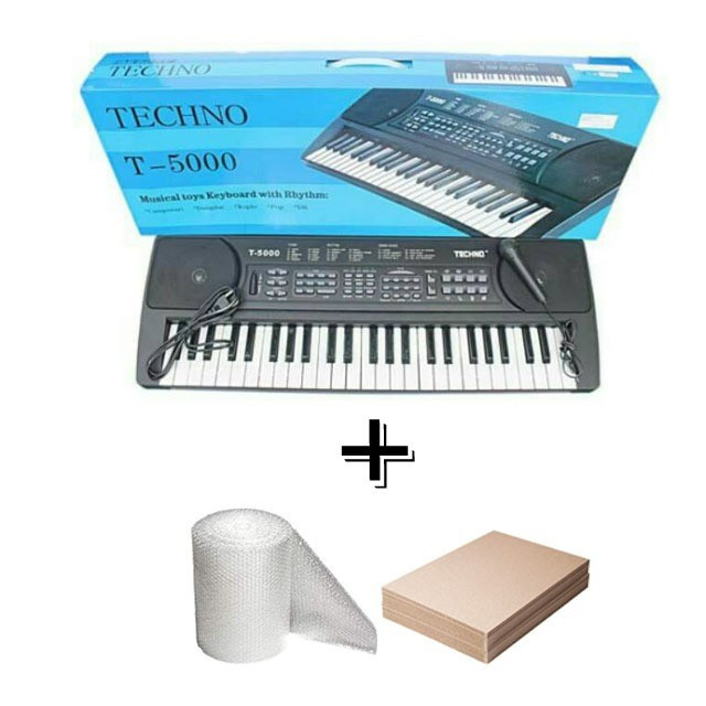 Jual PIANO KEYBOARD TECHNO T5000 - ORGAN TUNGGAL | Shopee Indonesia