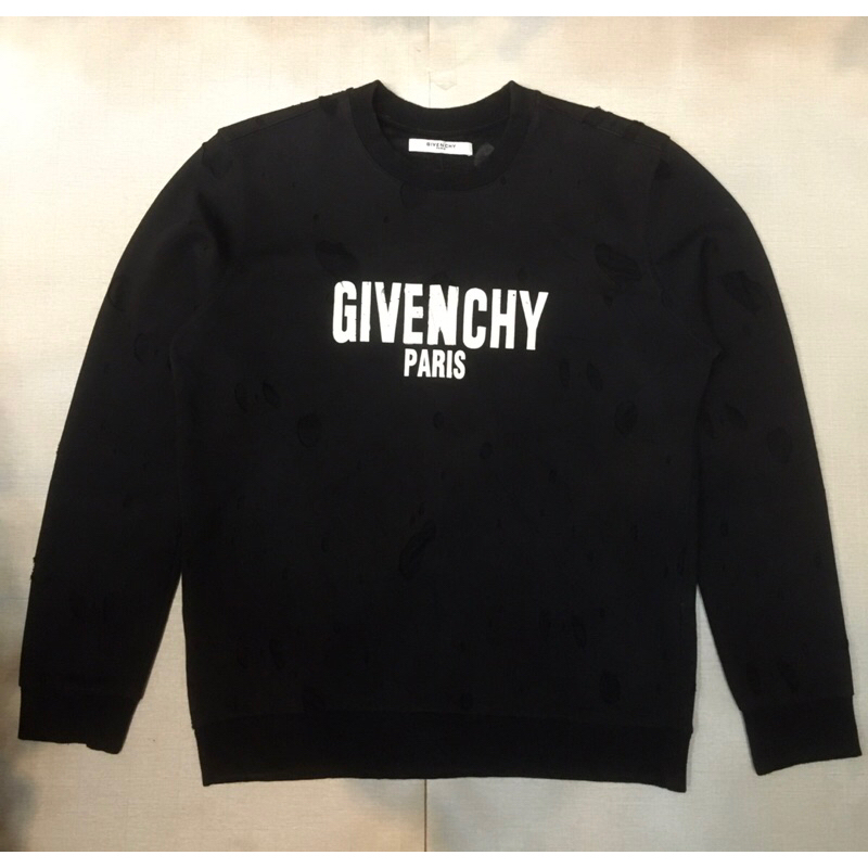Givenchy sweater ripped hotsell