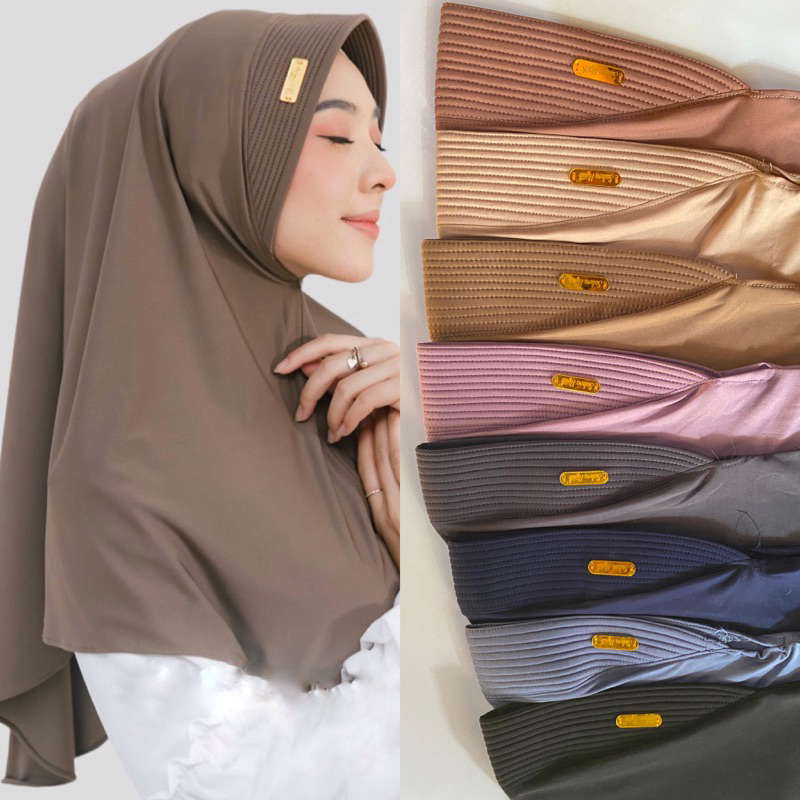 TERLARIS HIJAB BERGO HAMIDAH LABEL AKRILIK BY SALWA HIJAB