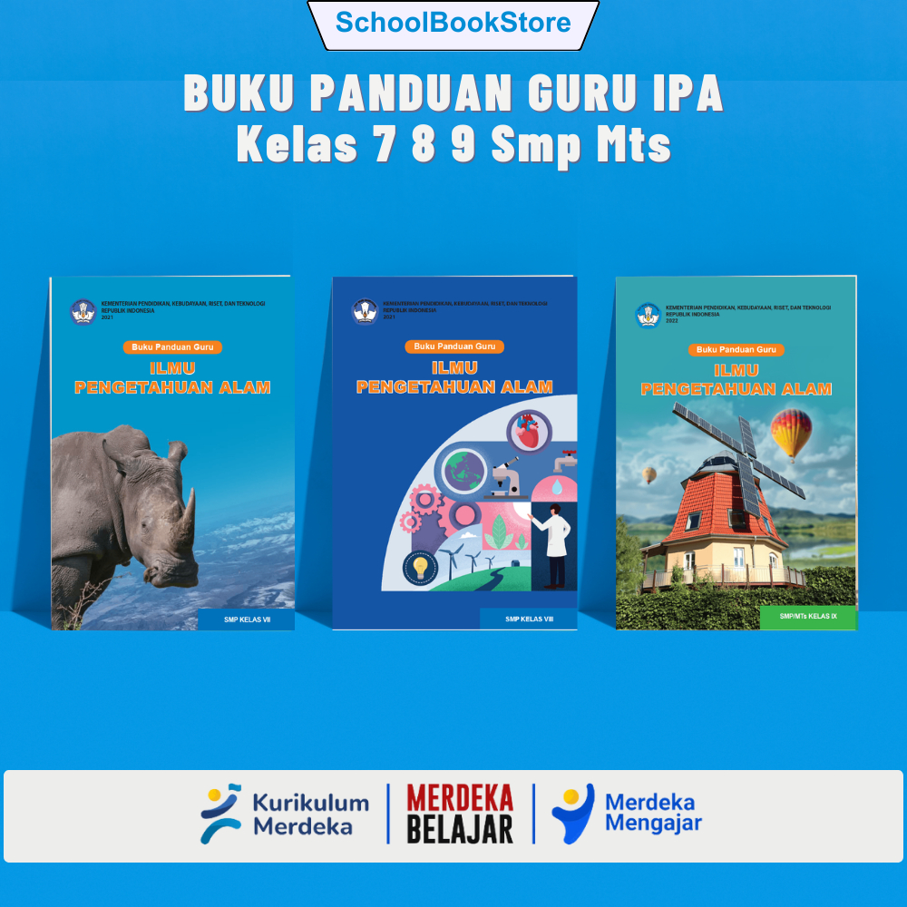 Jual Buku Panduan Guru IPA Kelas 7,8,9 SMP Kurikulum Merdeka Mengajar ...