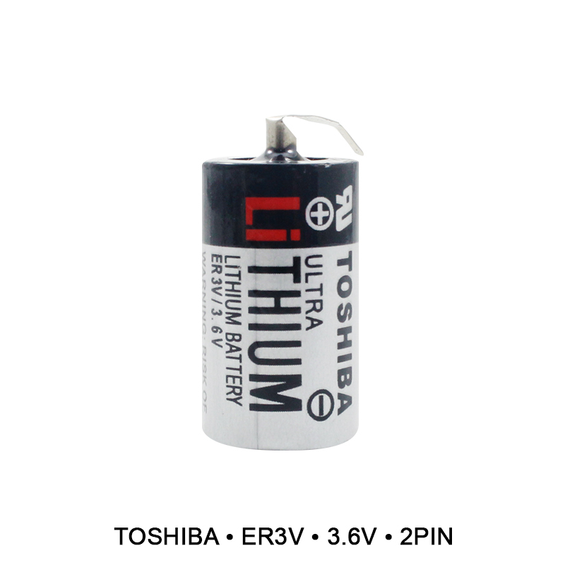 Jual Toshiba Lithium ER3V 3.6V ORIGINAL + 2Pin - Battery Baterai ...