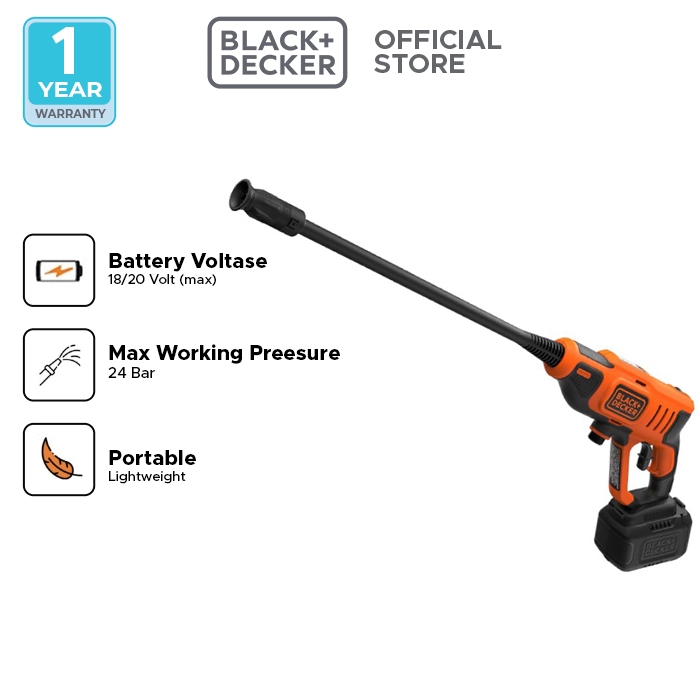 Jual Black+Decker Cordless High Pressure Washer Cuci Kendaraan