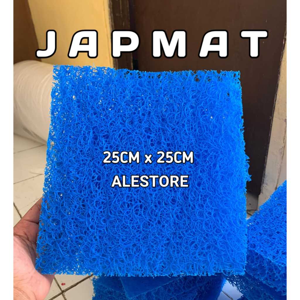 Jual JAPMAT 25X25 FISCHOMATT Filter mekanik Aquarium Media filter kolam