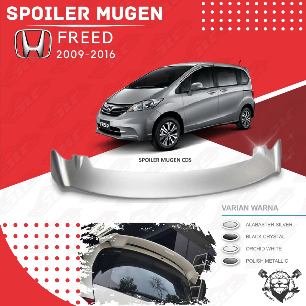 Jual Spoiler Sayap Mugen Honda Freed 2009-2016 | Shopee Indonesia