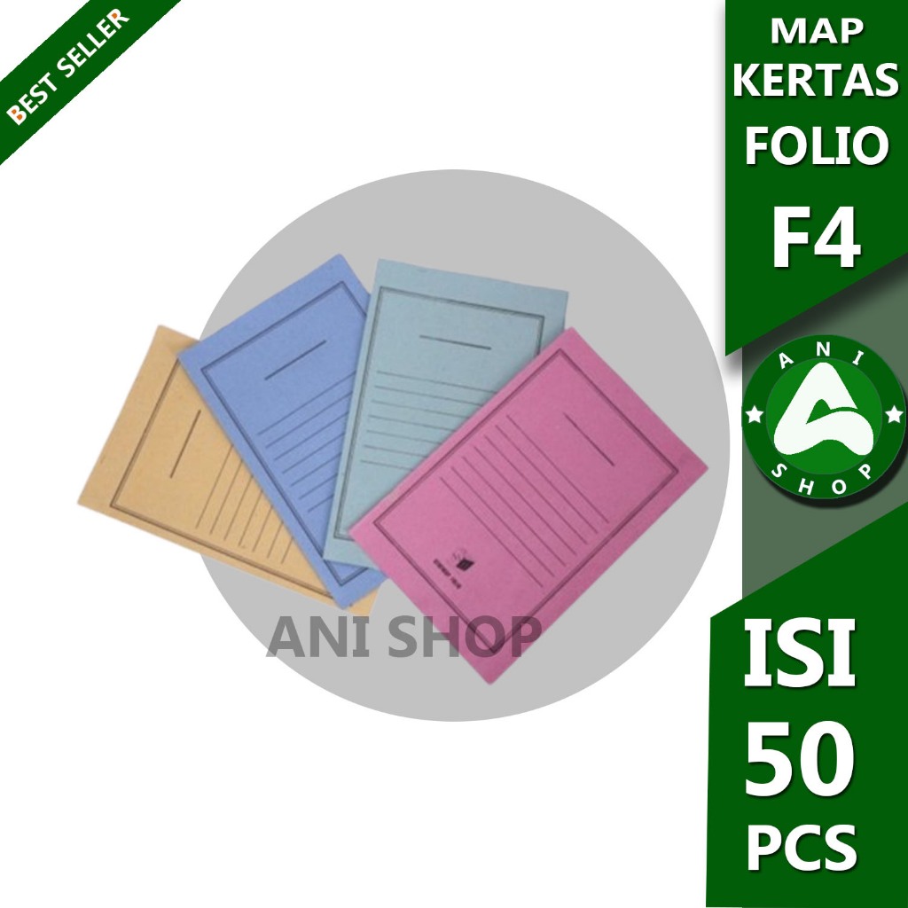 Jual MAP KERTAS FOLIO STOPMAP F4 1 PAK ISI 50 PCS ANI SHOPP | Shopee ...