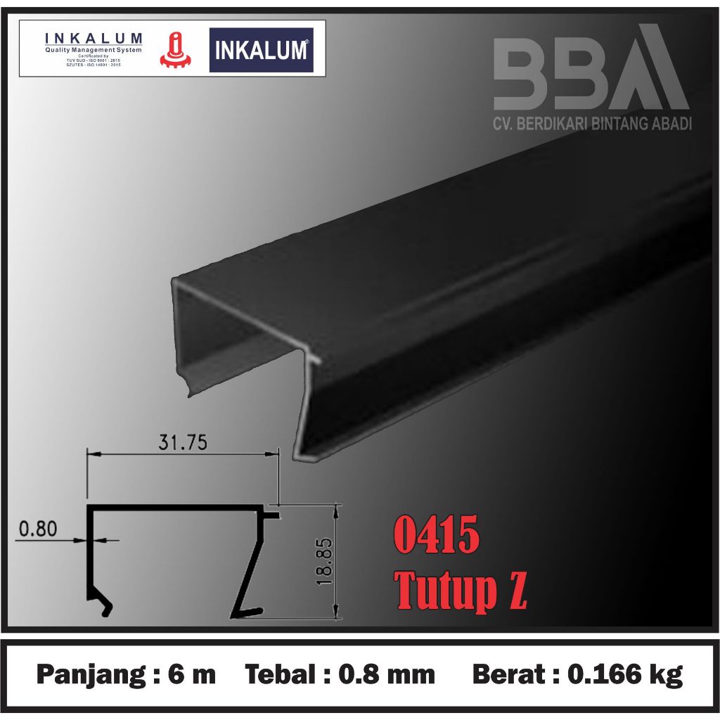 Jual Kusen 3 Inch Aluminium 
