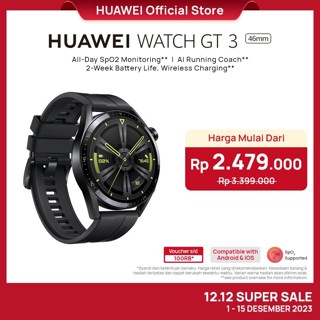 Harga huawei hot sale watch gt