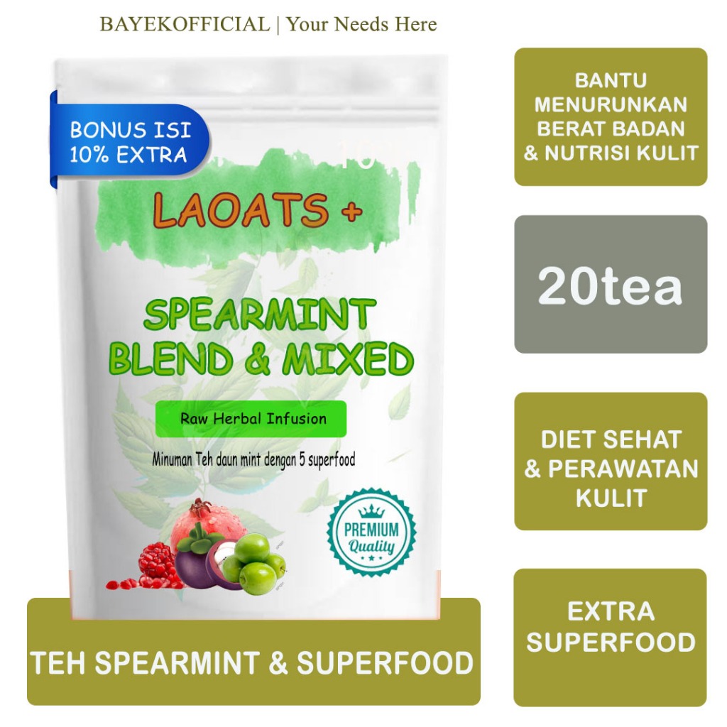 Jual Spearmint Tea Spearmint Tea Untuk Jerawat Organic Spearmint Tea