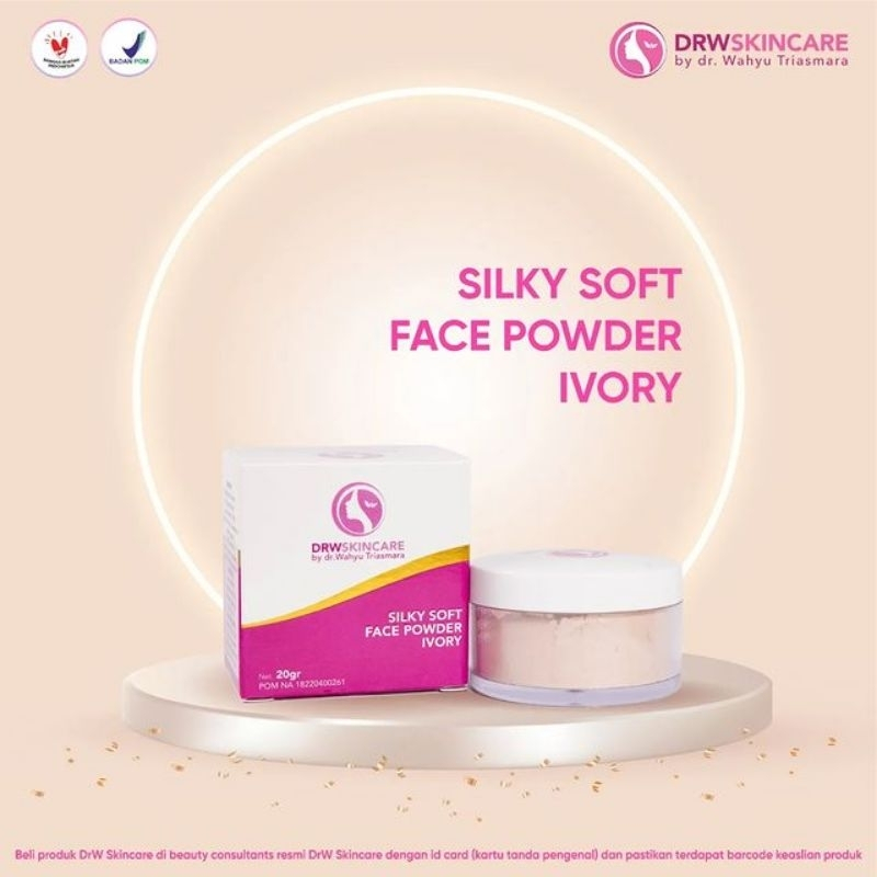 Jual SILKY SOFT POWDER DRW SKINCARE ORIGINAL | Bedak Tabur Mencerahkan ...