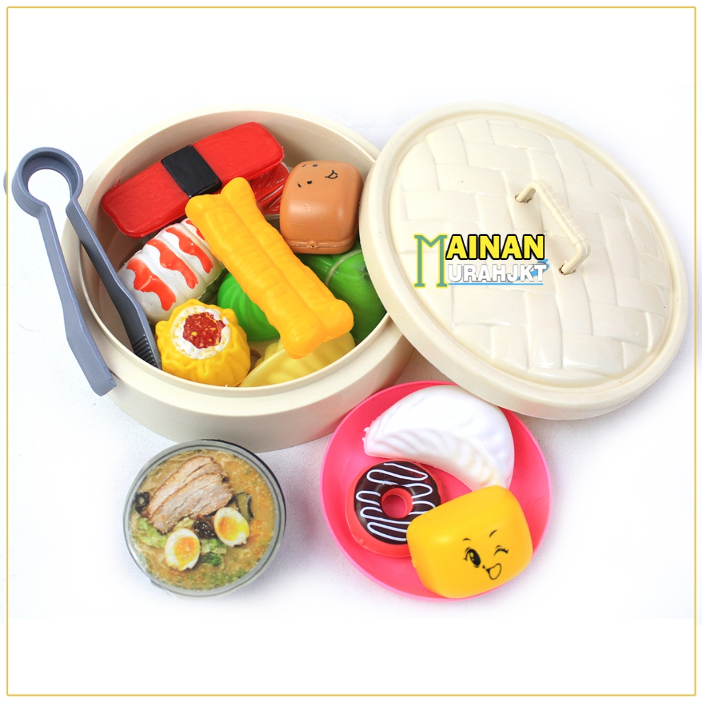 Jual GROSIR MAINAN ANAK MURAH SS1990 COOKING DIMSUM DUS MAINAN MAKANAN ...