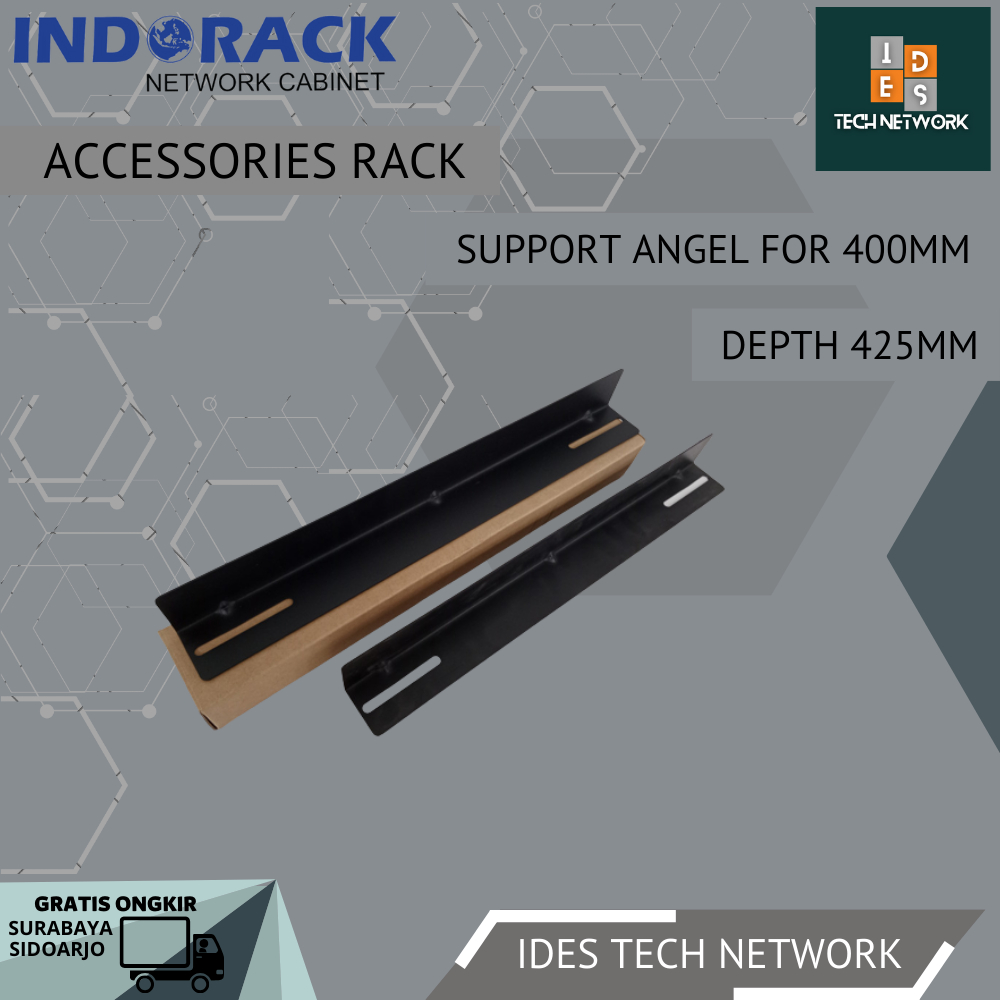 Jual Support Angle - SA60 Depth 425mm For Wallmount Rack 600mm INDORACK ...