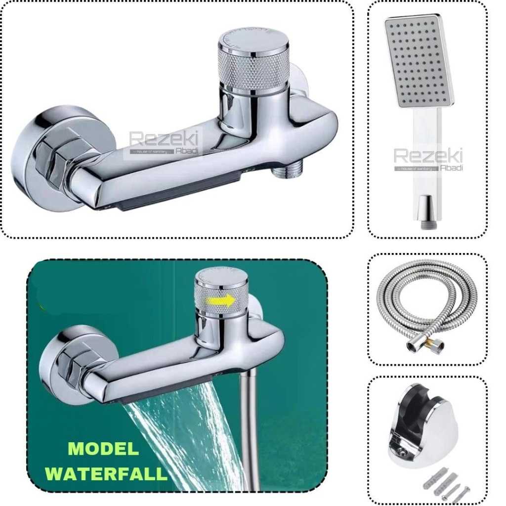 Jual Kran Panas Dingin Model Waterfall Kran Bathup Mixer Shower Panas Dingin Shopee Indonesia 1478