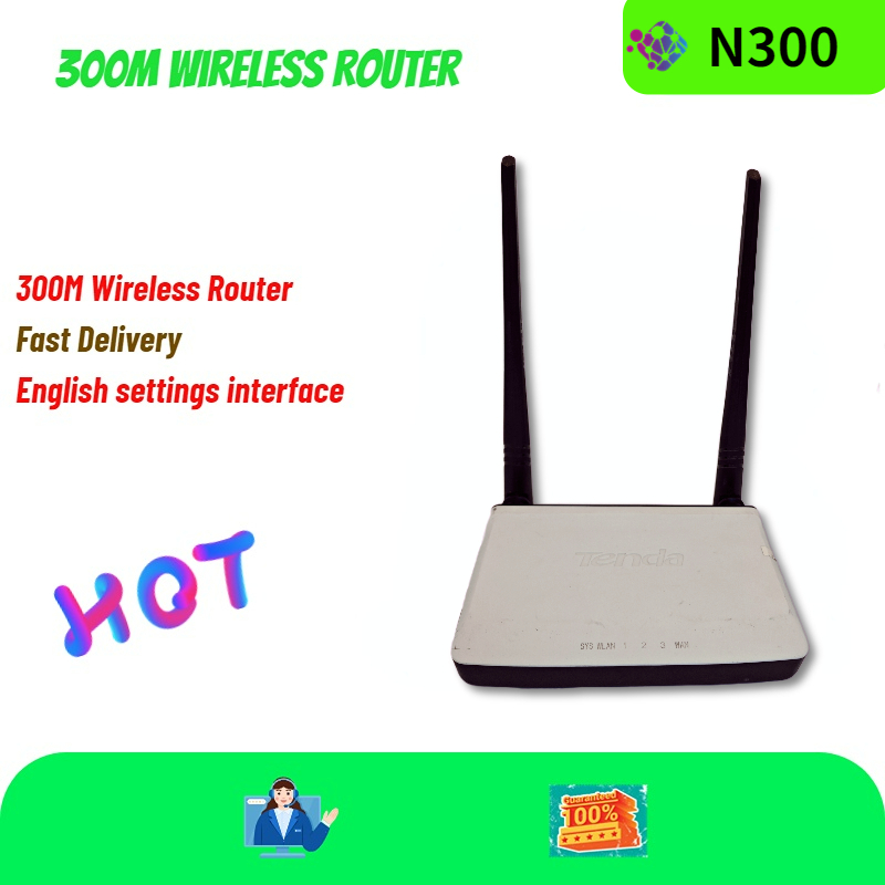 Jual N N Router Bekas Tenda English Firmware Version Shopee Indonesia