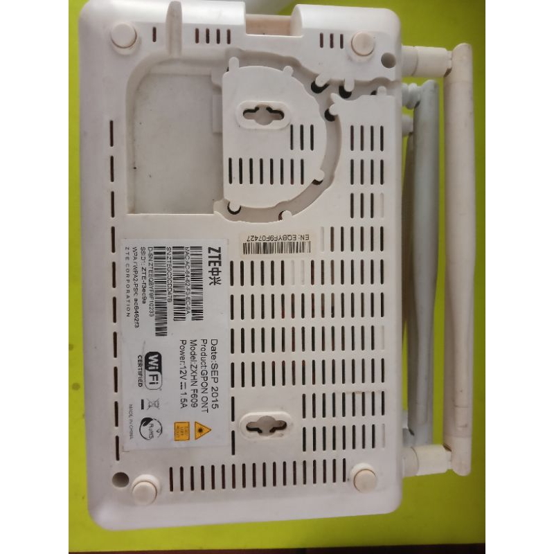 Jual ZTE V1 F609 V1 F660 Modem wireless Gpon / Bridge Hotspot | Shopee ...