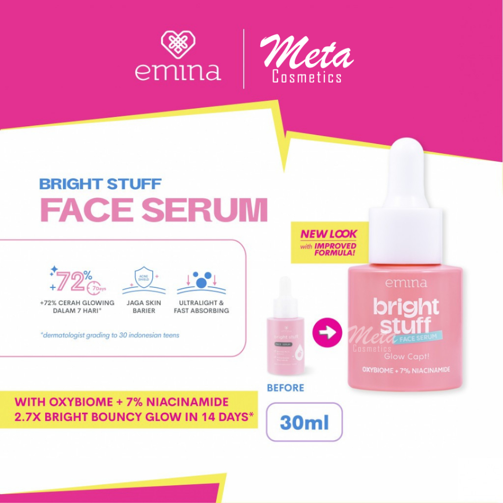 Jual EMINA Bright Stuff Face Serum Glow Capt 30 ml - Serum Remaja ...