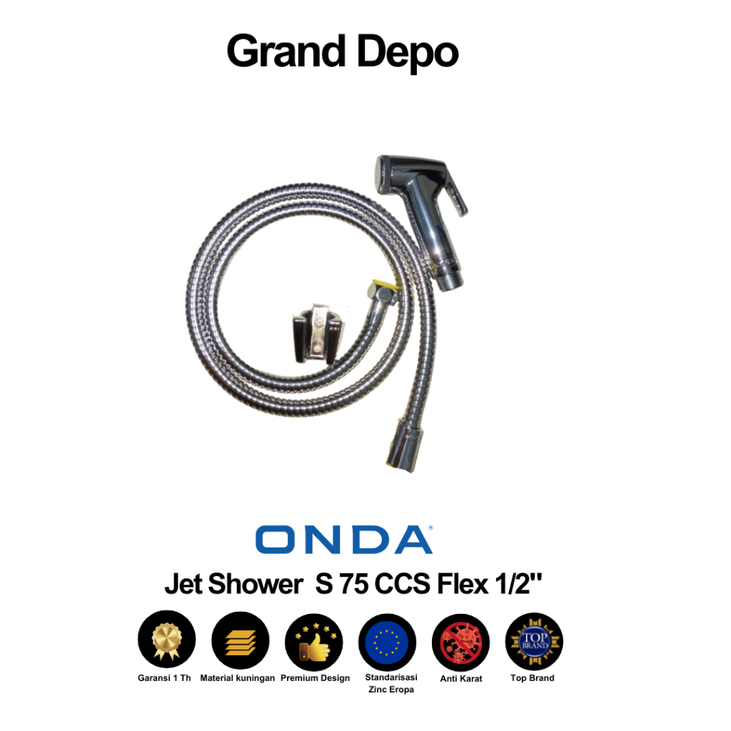 Jual Onda Jet Shower S 75 CCS Flex / Shower Cebok Onda Shopee Indonesia