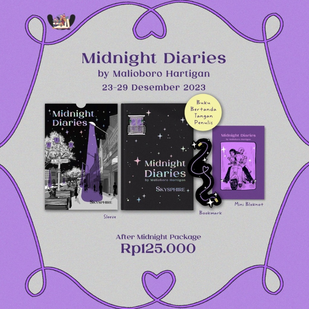 Jual Novel Midnight Diaries by Malioboro Hartigan karya Skysphire - KBC ...