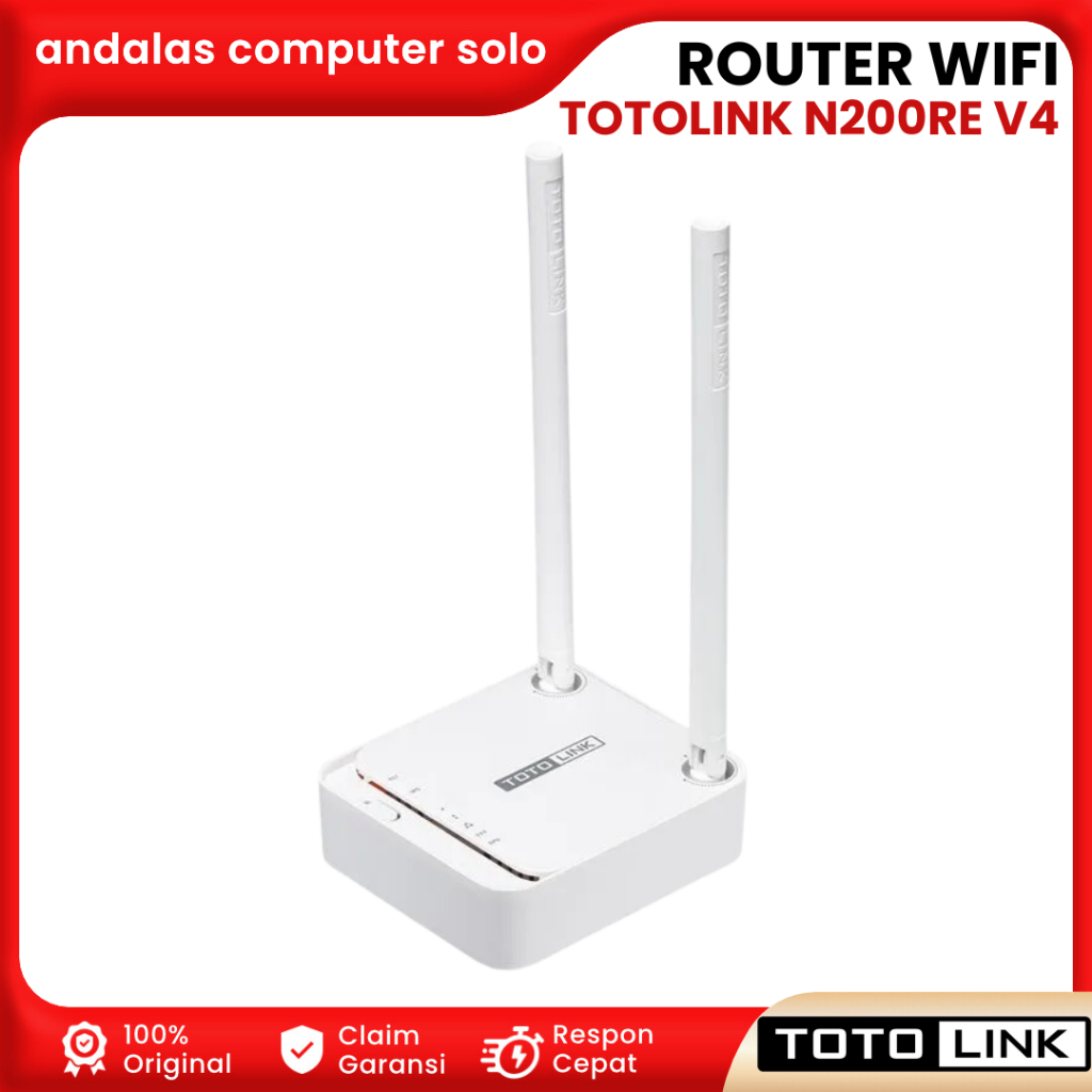 Jual Router Wifi Indoor Totolink N200re V4 V5 300mbps Mini Wireless N