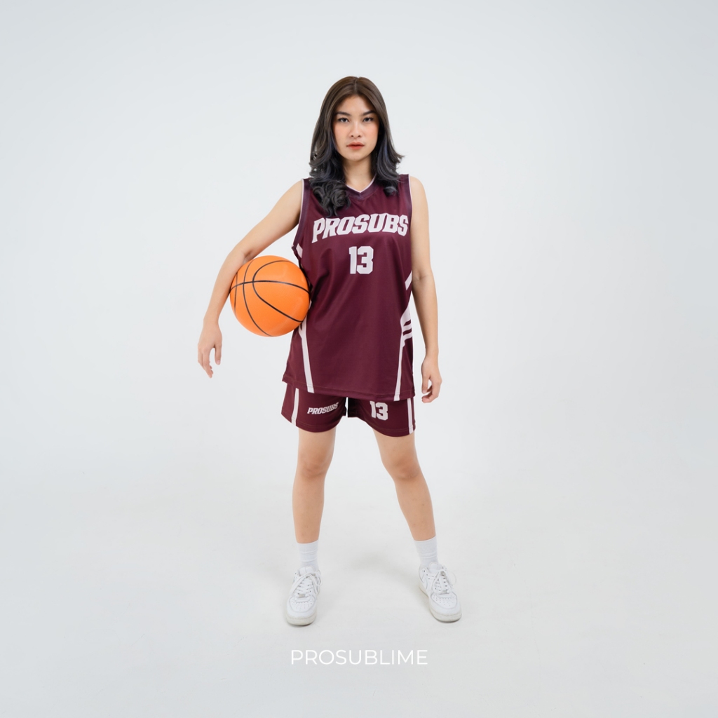 Jual Jersey Basket BASIC RETRO MAROON BASKET Jersey Basket Basket