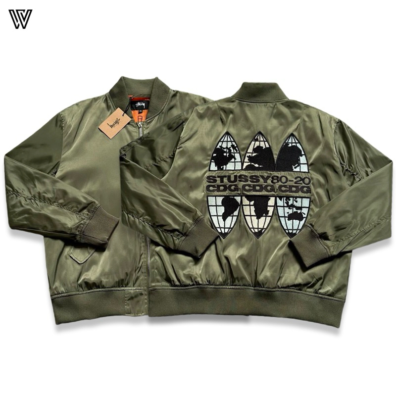 Jual Stussy x Cdg MA-1 Bomber Jacket | Shopee Indonesia Jual Stussy x Cdg MA-1 Bomber Jacket | Shopee Indonesia