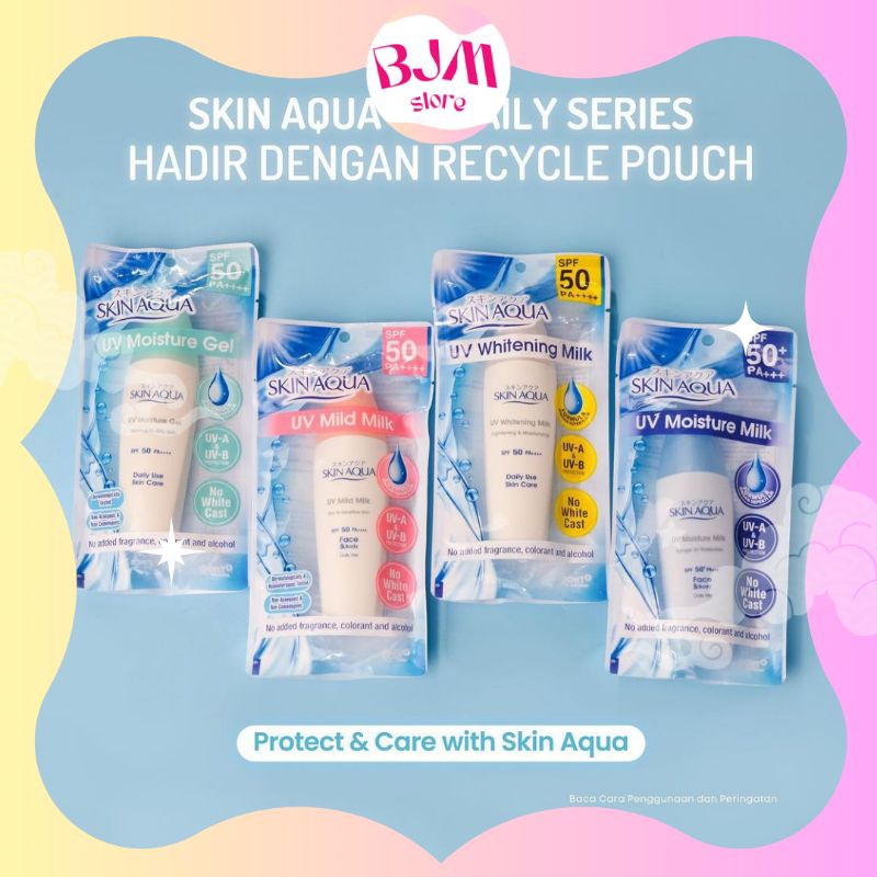 Jual SKIN AQUA SUNSCREEN || Skin Aqua UV Moisture Milk SPF 50 || Skin